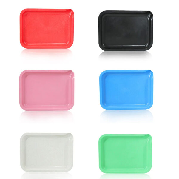 Custom Rolling Tray  20x14.5cm  Biodegradable Plastic with funnel Printed 1 Color