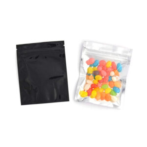 White Label Mylar Bag Clear Front Pack of 50 Un