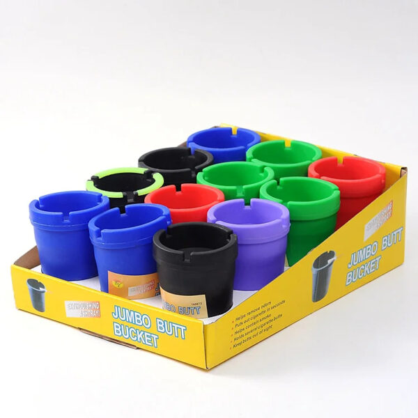 car ashtray mixed colors white label (display 12 units ctn 480)