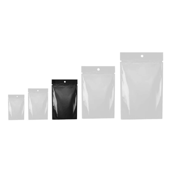 White Label Mylar Bag Clear Front Pack of 50 Un - Image 2