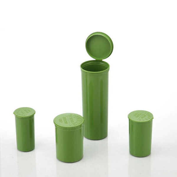 Custom Pop Top Plastic Containers Printed 1 Color - Image 5