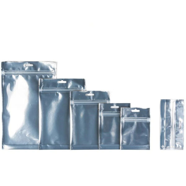 White Label Mylar Bag Clear Front Pack of 50 Un - Image 5