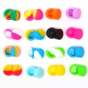 custom silicone container printed 1 color