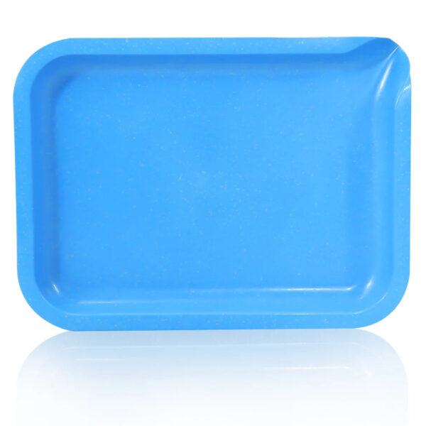 Custom Rolling Tray  20x14.5cm  Biodegradable Plastic with funnel Printed 1 Color - Image 2