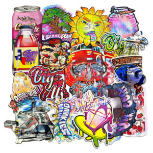 Custom Shape Mylar Bags Printed 2 Sides